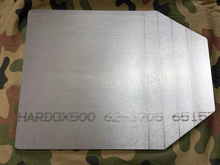 Hardox 500 płyta stalowa wkład panel 6mm 330x250