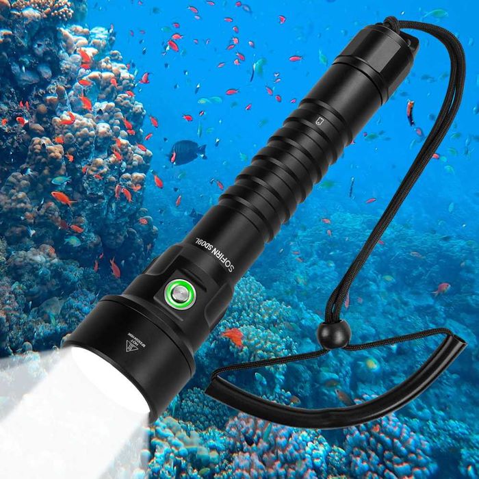 Latarka do nurkowania Sofirn SD09L potężnej mocy 6800 lumenów