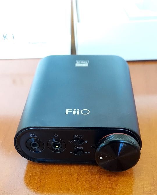 FiiO K3 DAC/Amplificador de Headphones – como novo, com caixa e cabo
