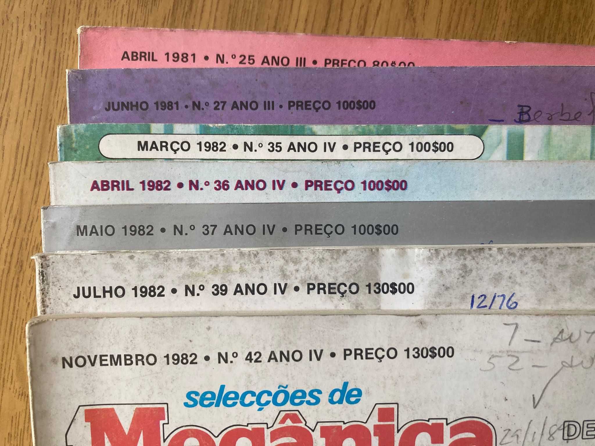 Selecções de Mecânica e do Lar [números na descrição]