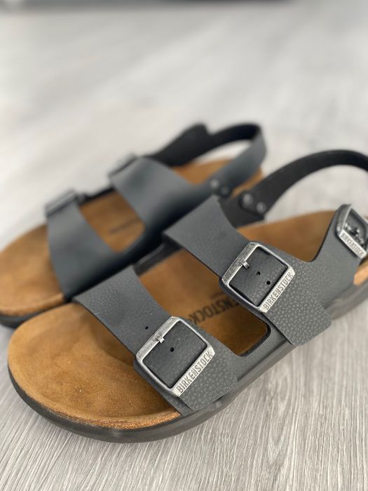 Birkenstock milano rugget black