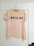 beżowa bluzka beżowy basicowy t-shirt prosty prosta bluzka M/L 38 40