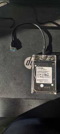Dysk zewnętrzny HDD 750GB USB C 3.2