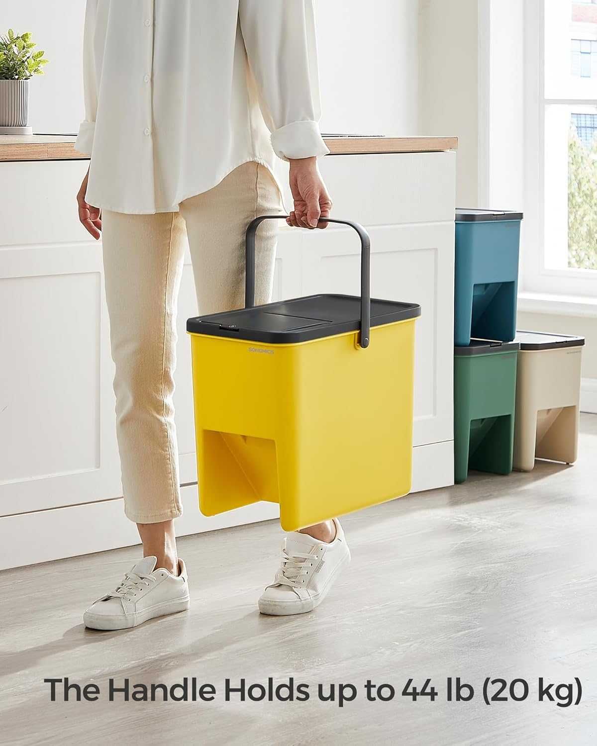 Nowy kosz do recyklingu / pojemnik / 3szt / 20L / śmietnik !A616!