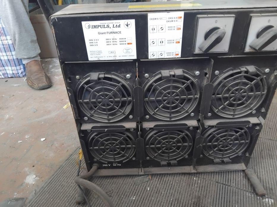 тепловая пушка, обогреватель Обігрівач 380в,Giant furnace 12000W