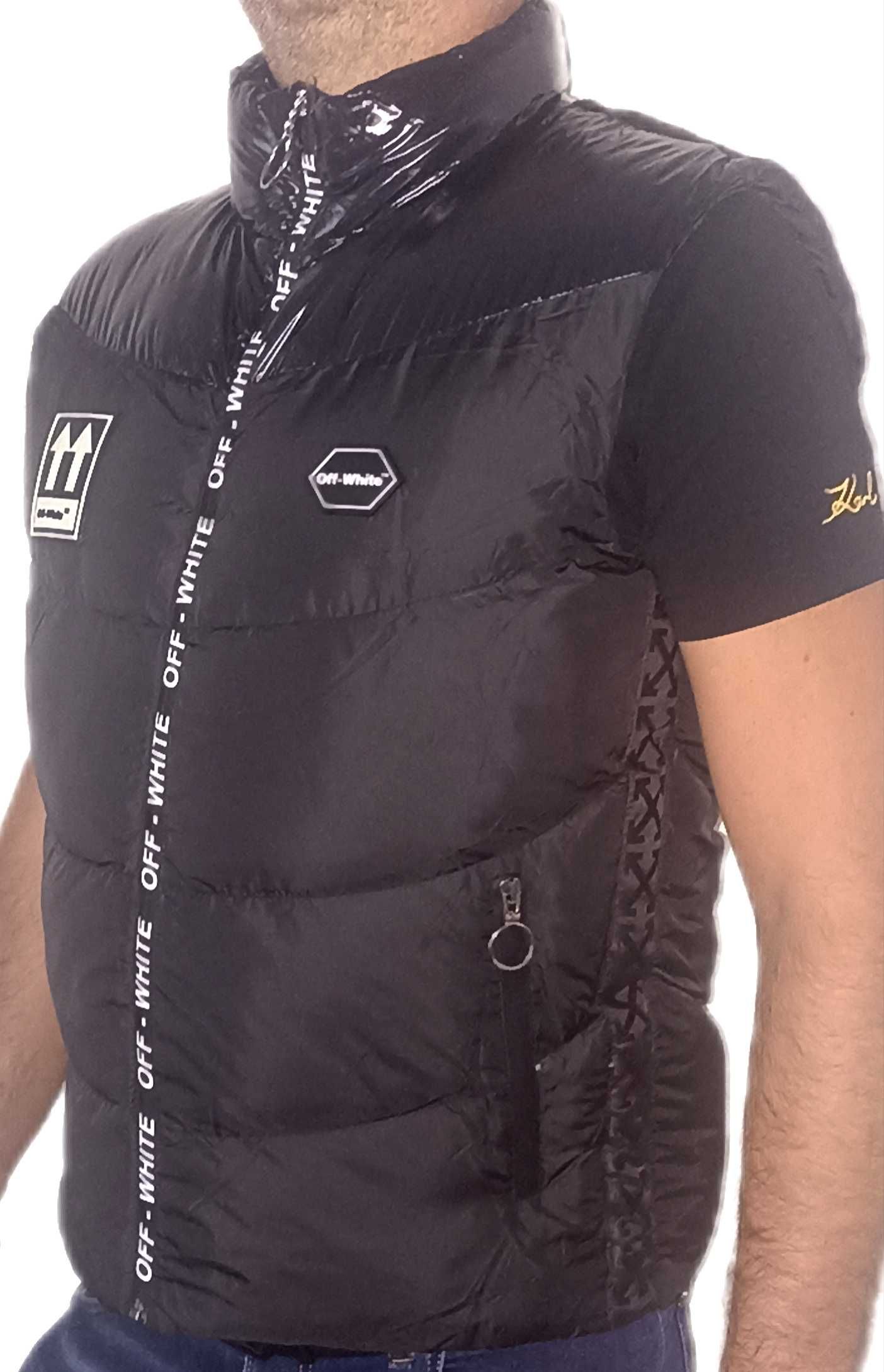 OFF WHITE kamizelka czarna r.XXL,3XL