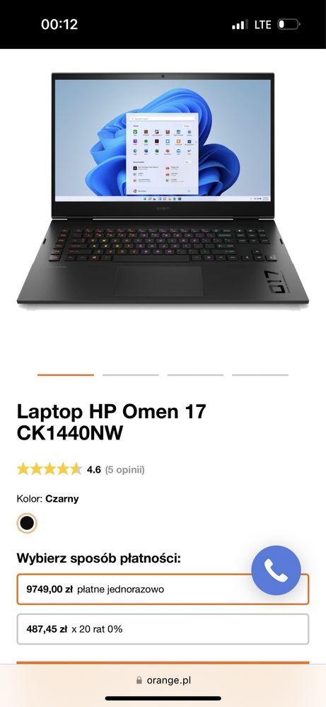 Hp omen 17 ck1440nw