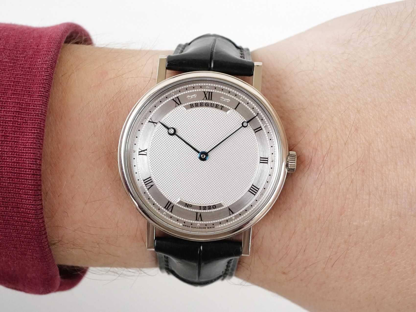 Breguet Classique Ultra Slim 18K White Gold Deployant Clasp 38mm