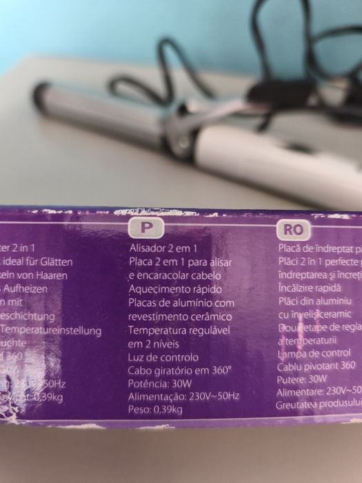 Máquina 2 em 1 Modeladora e Alisadora