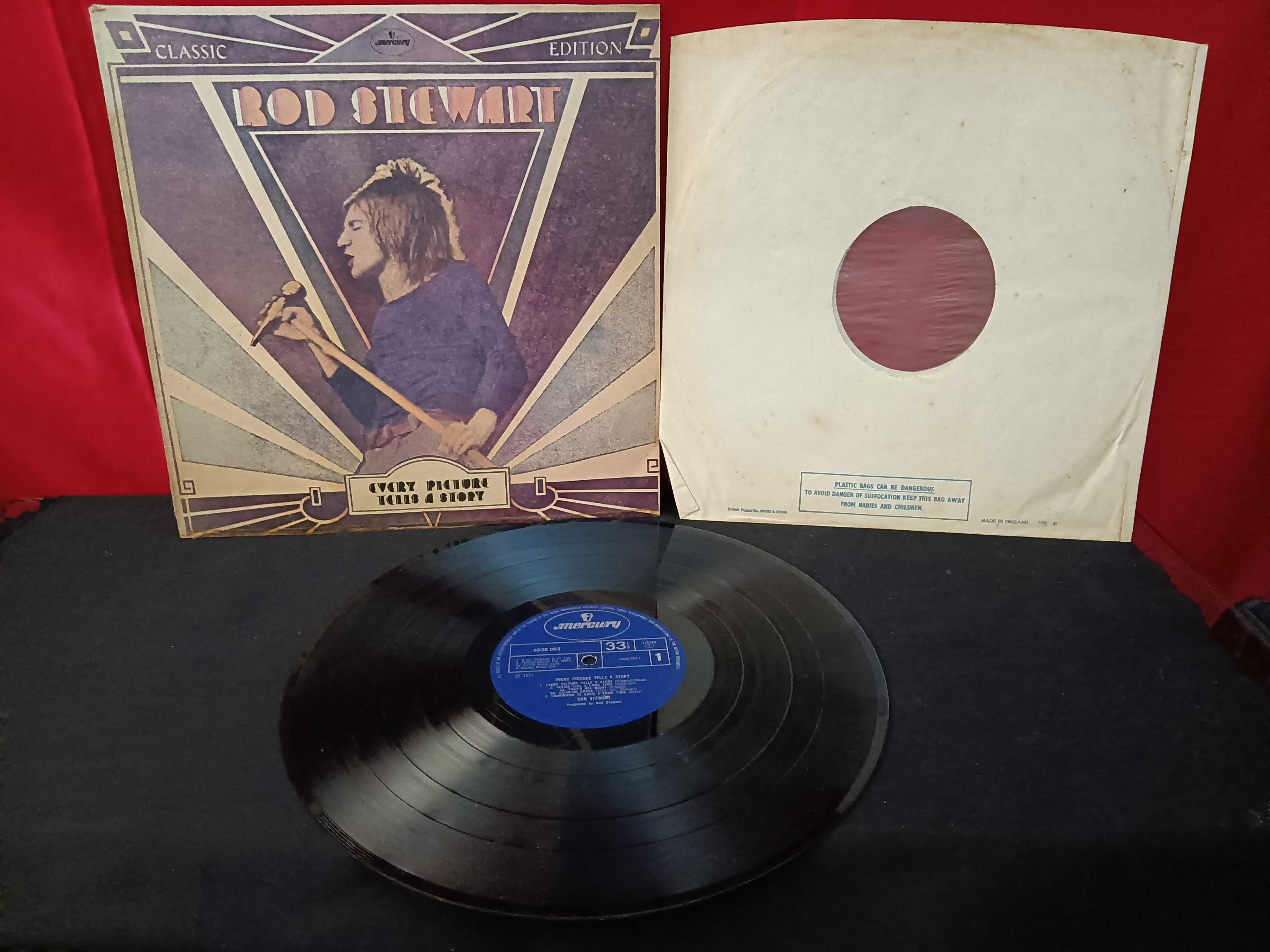 LPs Vinil Rod Stewart 3 albuns 33 RT