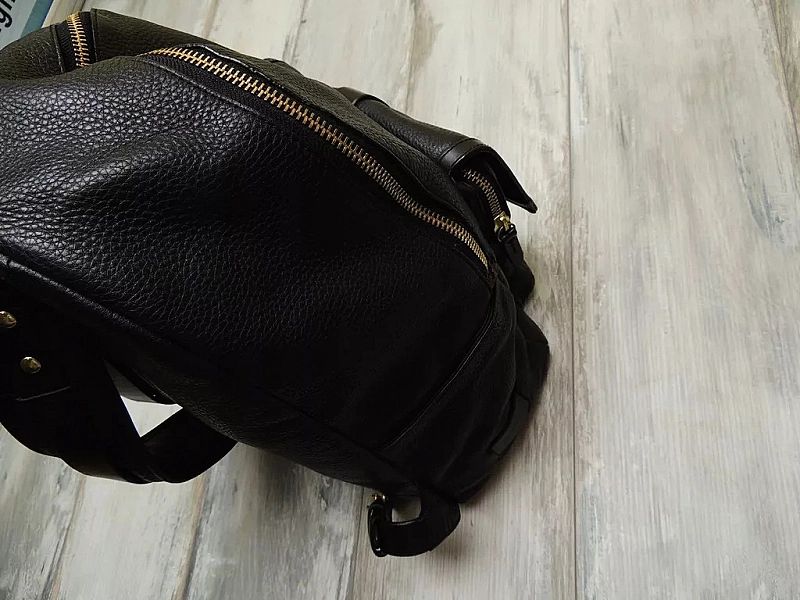 Cole Haan Brayton Skorzany Plecak Premium Backpack Modny Piękny