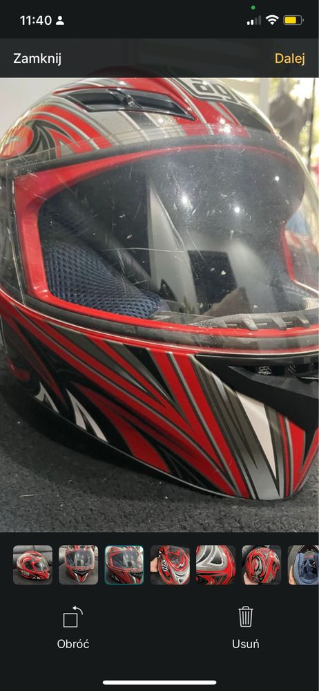 Kask motocyklowy AGV K-3, rozmiar S (55-56)