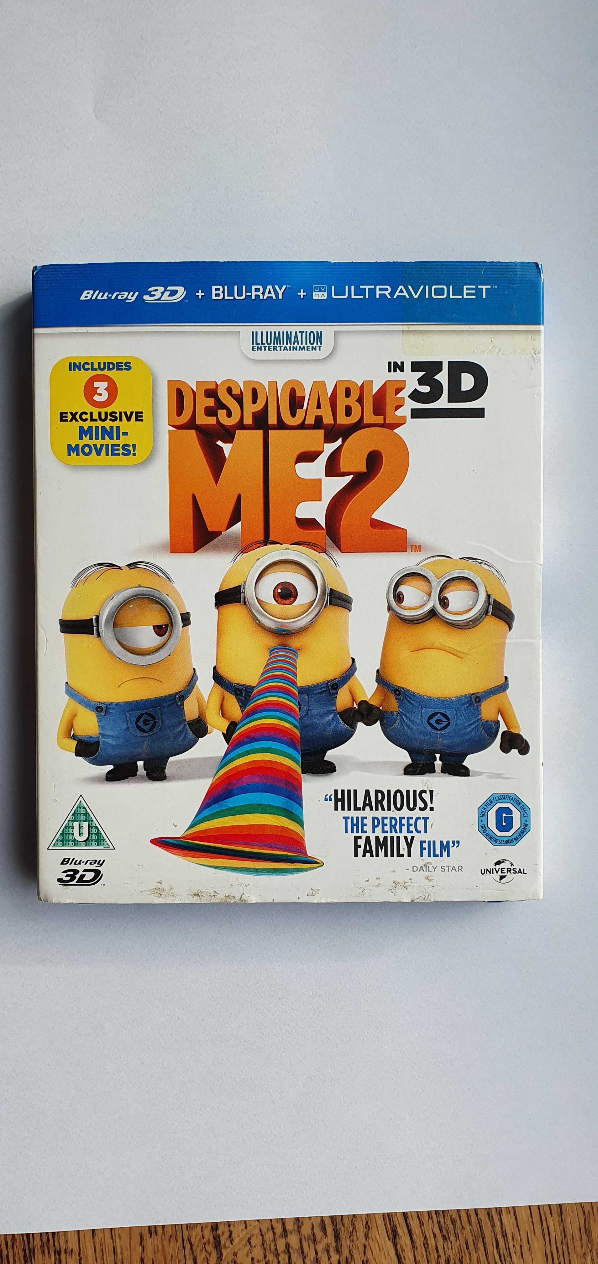 Minionki Rozrabiają 3D + 2D PL film bluray