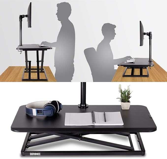 Mesa elevatória para computador, trabalhe de pé e sentado