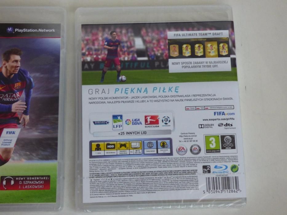 Fifa 16 2016 PS3 nowa folia wersja PL