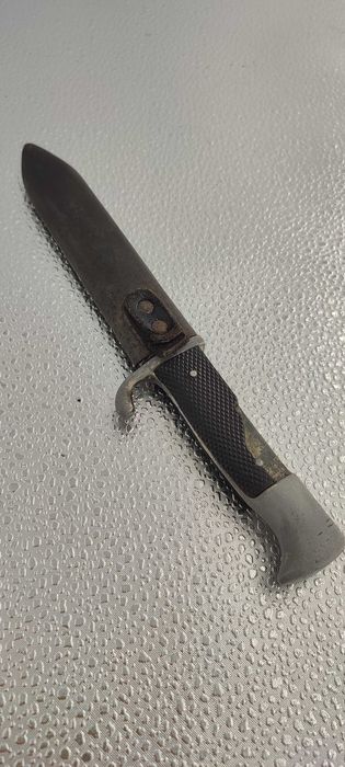 Nóż Hitlerjugend HJ, z okresu III Rzeszy, sygnowany RZM M7/13