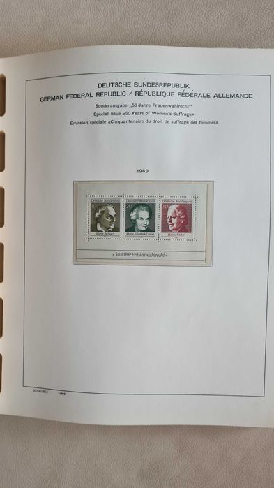 Album Schaubek Dual BDR Niemcy 1968-84