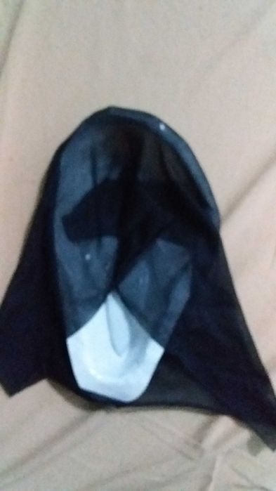 Маска маскарадна   пластик  з капюшоном-"Крик"