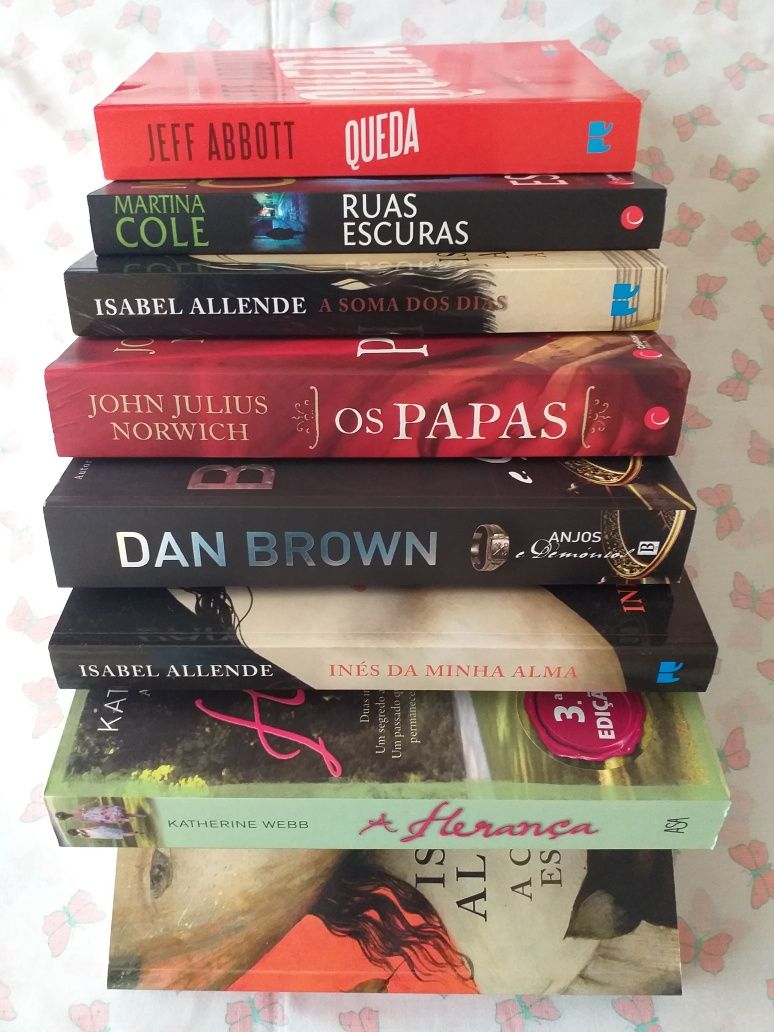 ISABEL ALLENDE*A Soma dos Dias*Inês da Minha Alma*DAN BROWN.Anjos e De