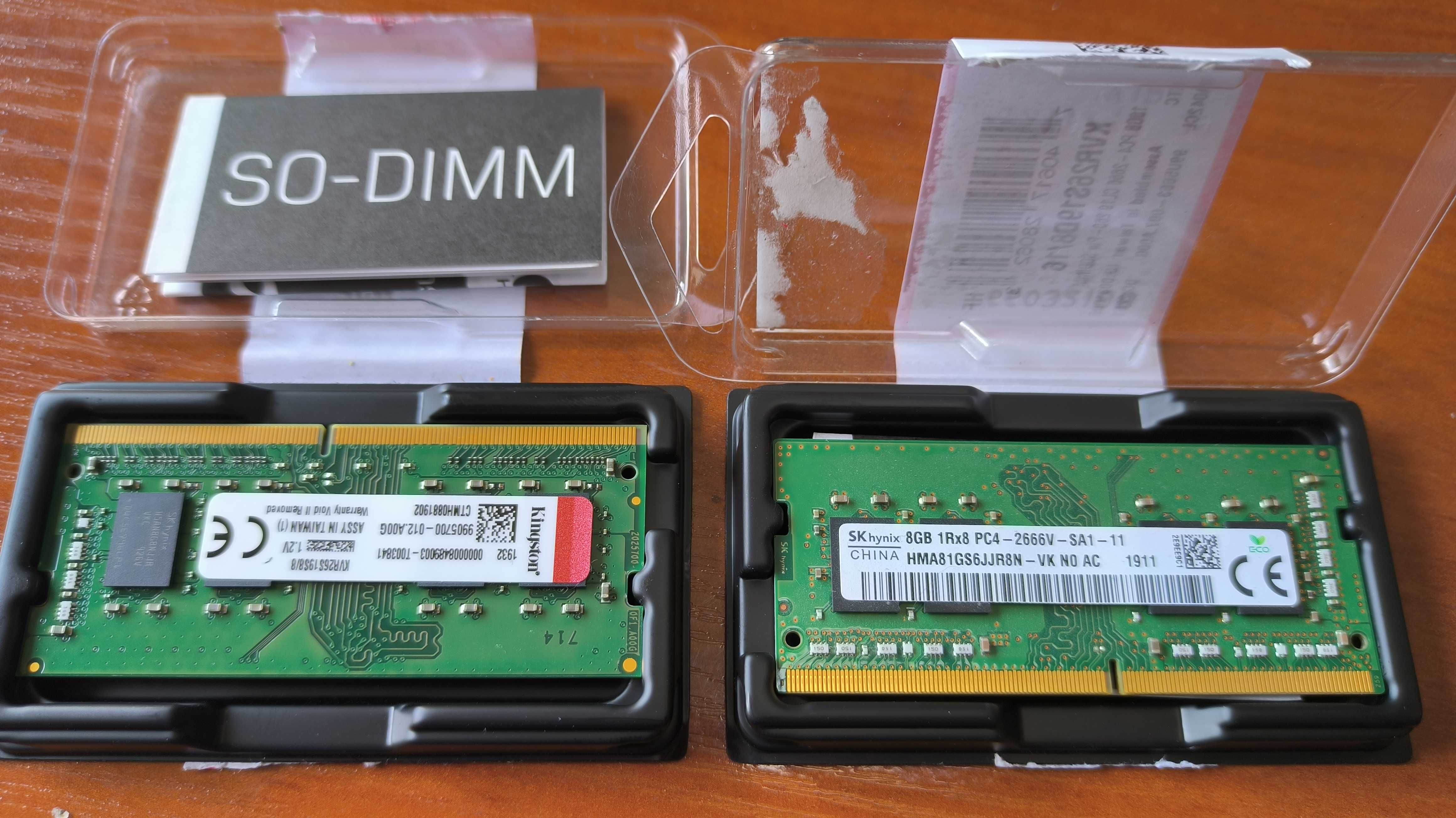 DDR4 SK hynix 16 GB SO-DIMM DDR4 2666 MHz (HMA81GS6JJR8N-VK)