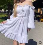 Сукня коротка біла