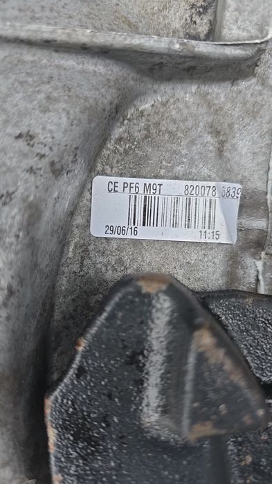 Skrzynia biegów renault master biegów  2,3  pf6 m9t