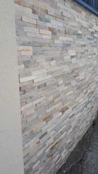 Panel ścienny płytka, kamień Łupek Stackstone Beige 10x36x0,8-1,3 cm