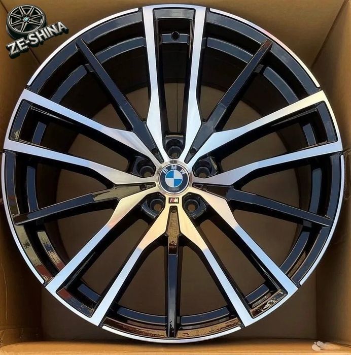 Диски R22 5x112 для BMW X5 X6 G05 G06 стиль 742M чорні