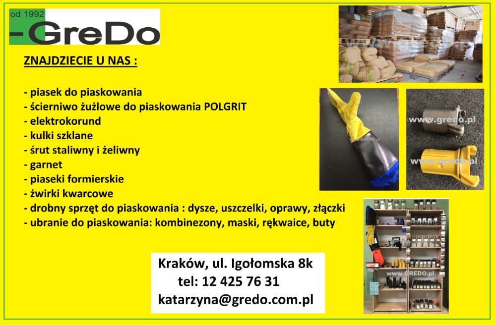 ELEKTROKORUND do piaskowania w komorze śrutowniczej, 7-30 cykl
