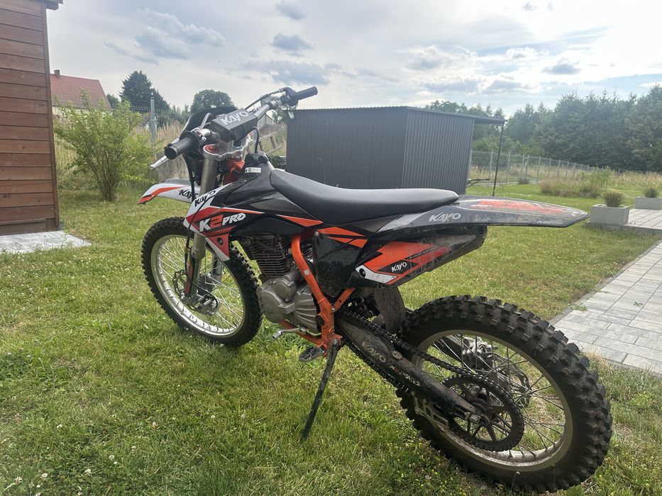 Cross enduro kayo k2 pro  TYLKO 12 MTH +gratisy