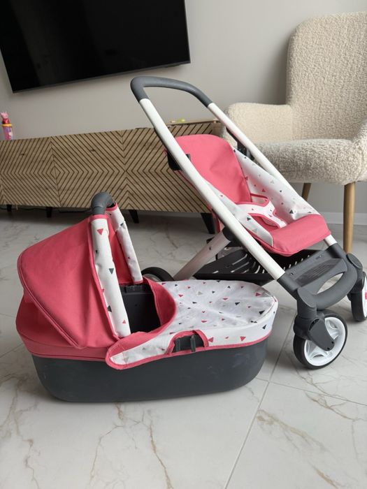 Коляска для ляльки - Smoby Quinny 3 в 1. Візок, колиска, прогулянка