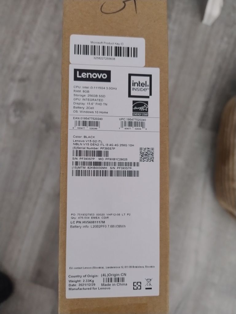 Laptop Lenovo i3