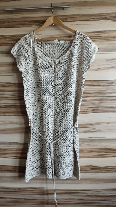 ażurowa sukienka ażurowa tunika