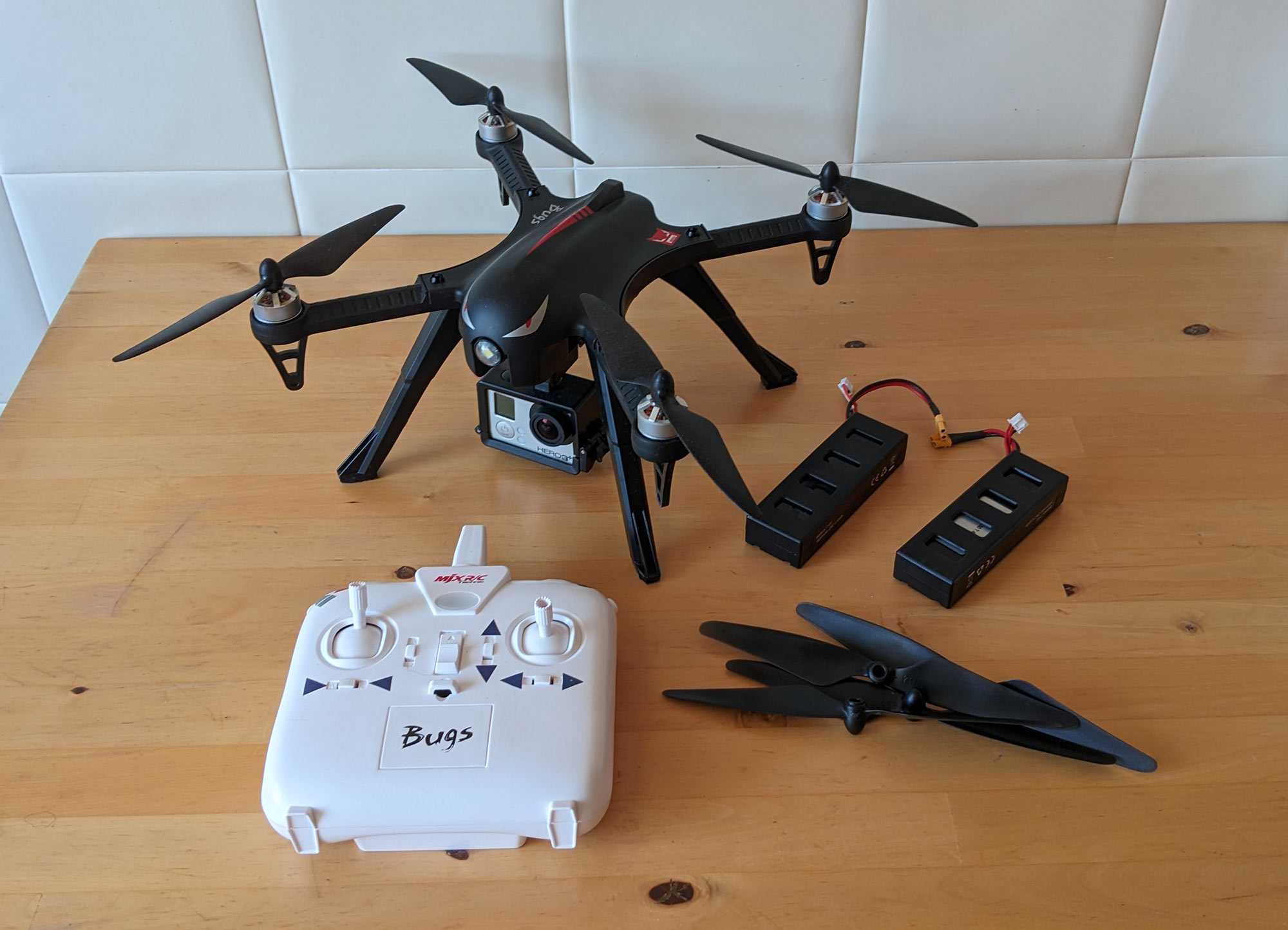 Drone MJX Bugs 3 + GoPro HERO3 Black Edition
