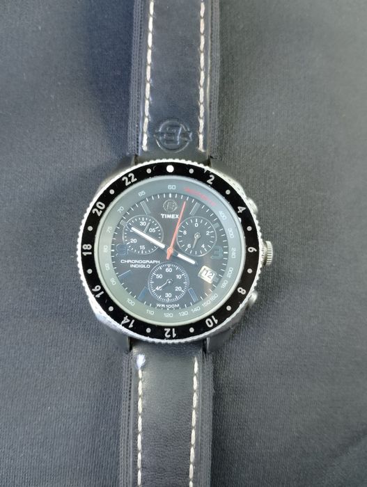 Relógio Timex Chronograph Indiglo WR 100M