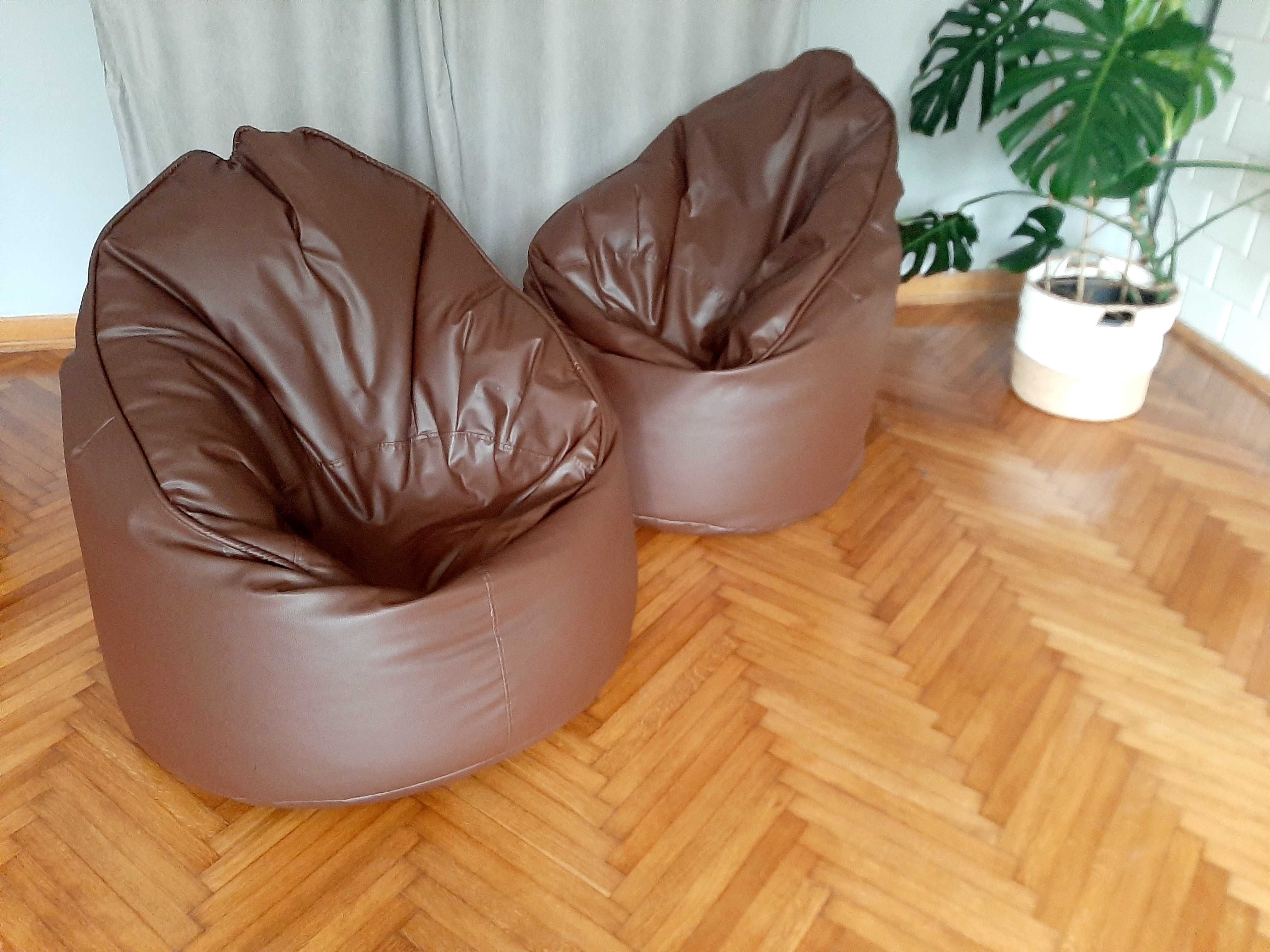 Pufa - fotel ekoskóra