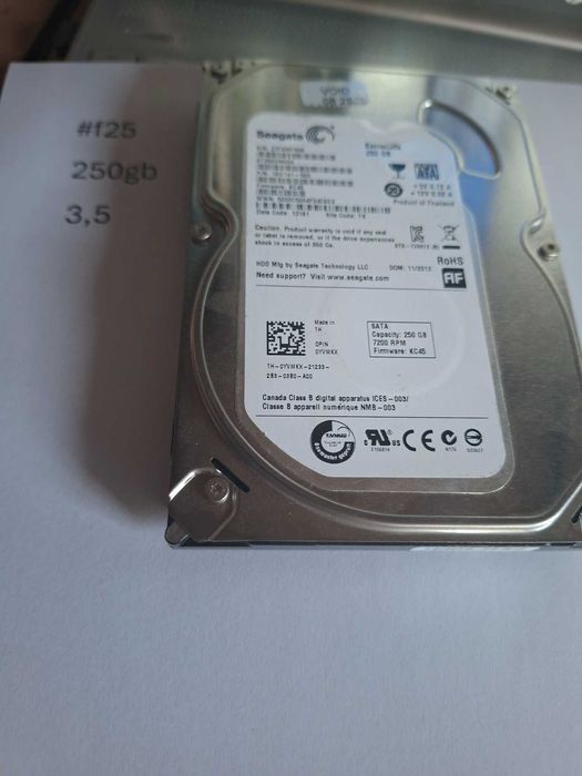 dysk twardy 250gb 3,5 sprawny #f25