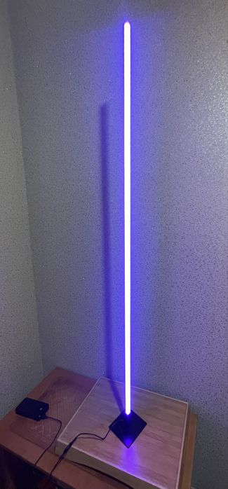 Лампа підлогова торшер led RGB 150 см з керуванням через пульт