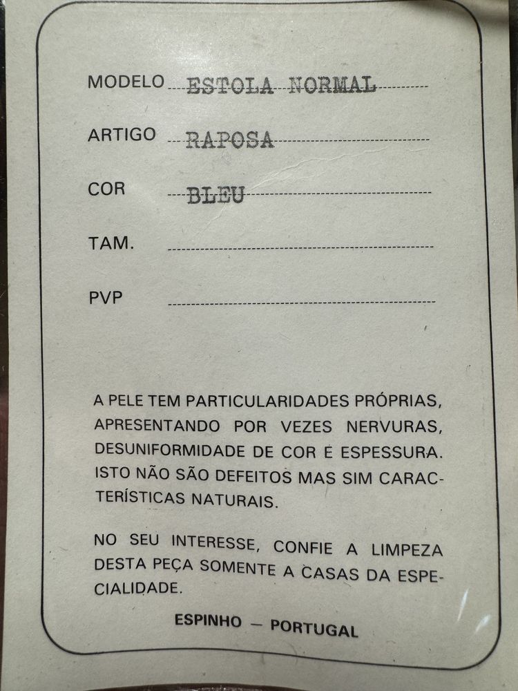 Estolas de raposa