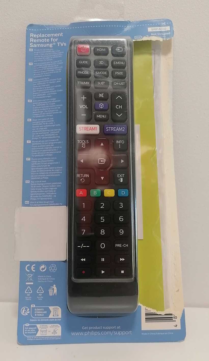 Comando de substituição TV Phillips (para tvs Samsung - Como novo)