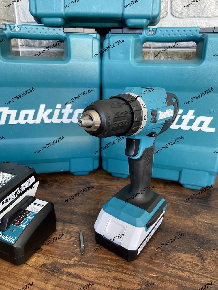 Аккумуляторная дрель, шуруповерт, шурупокрут, MAKITA ОРИГІНАЛ
