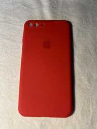 czerwone etui case  iphone 7 8 plus