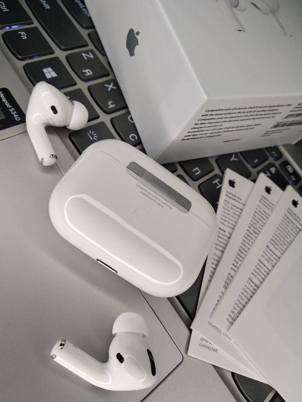 Бездротові навушники Apple AirPods Pro білі, Lux вкладиші Airpods Pro