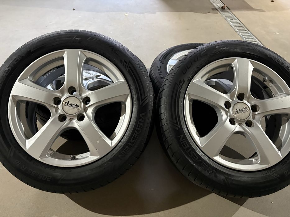 Alufelgi Koła 5x112 Nowe Opony 205/55R16