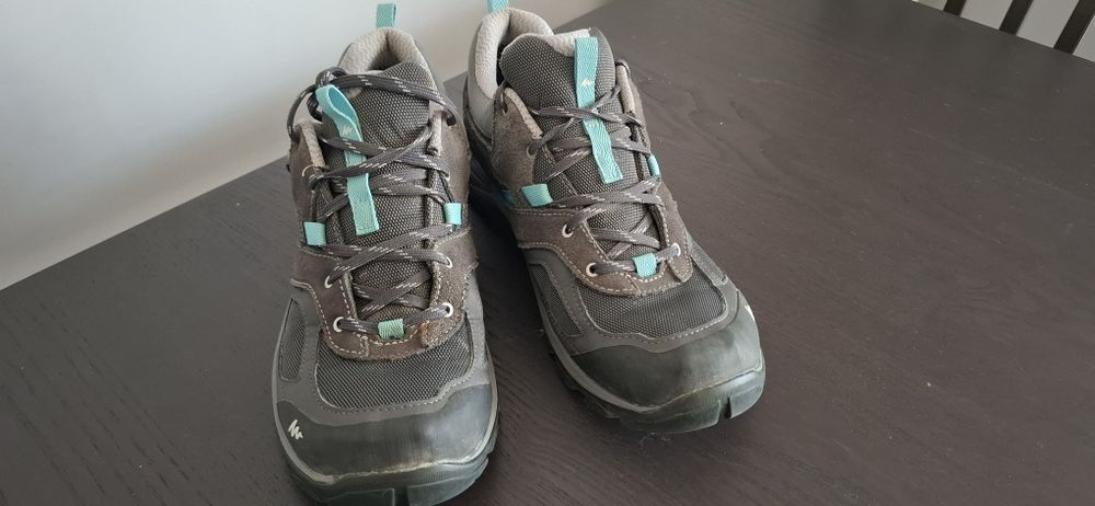 Buty turystyczne damskie niskie Quechua MH100 wodoodporne