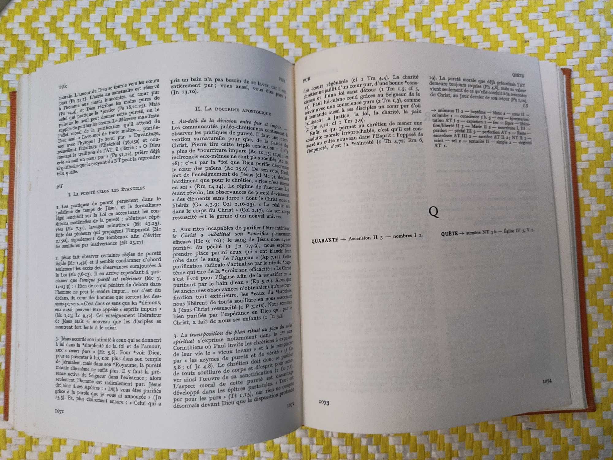Vocabulaire de Theologie Biblique –
Les Éditions du Cerf