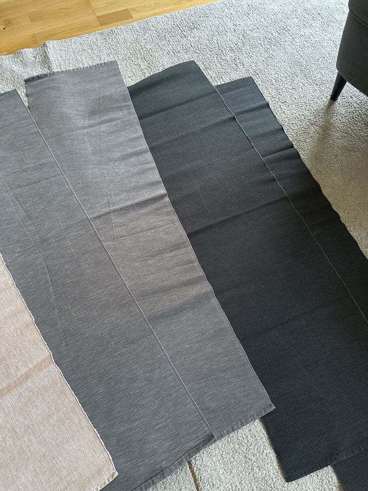 SVARTSENAP
Bieżnik, ciemnoszary, naturalny, biały, beżowy 35x130 cm