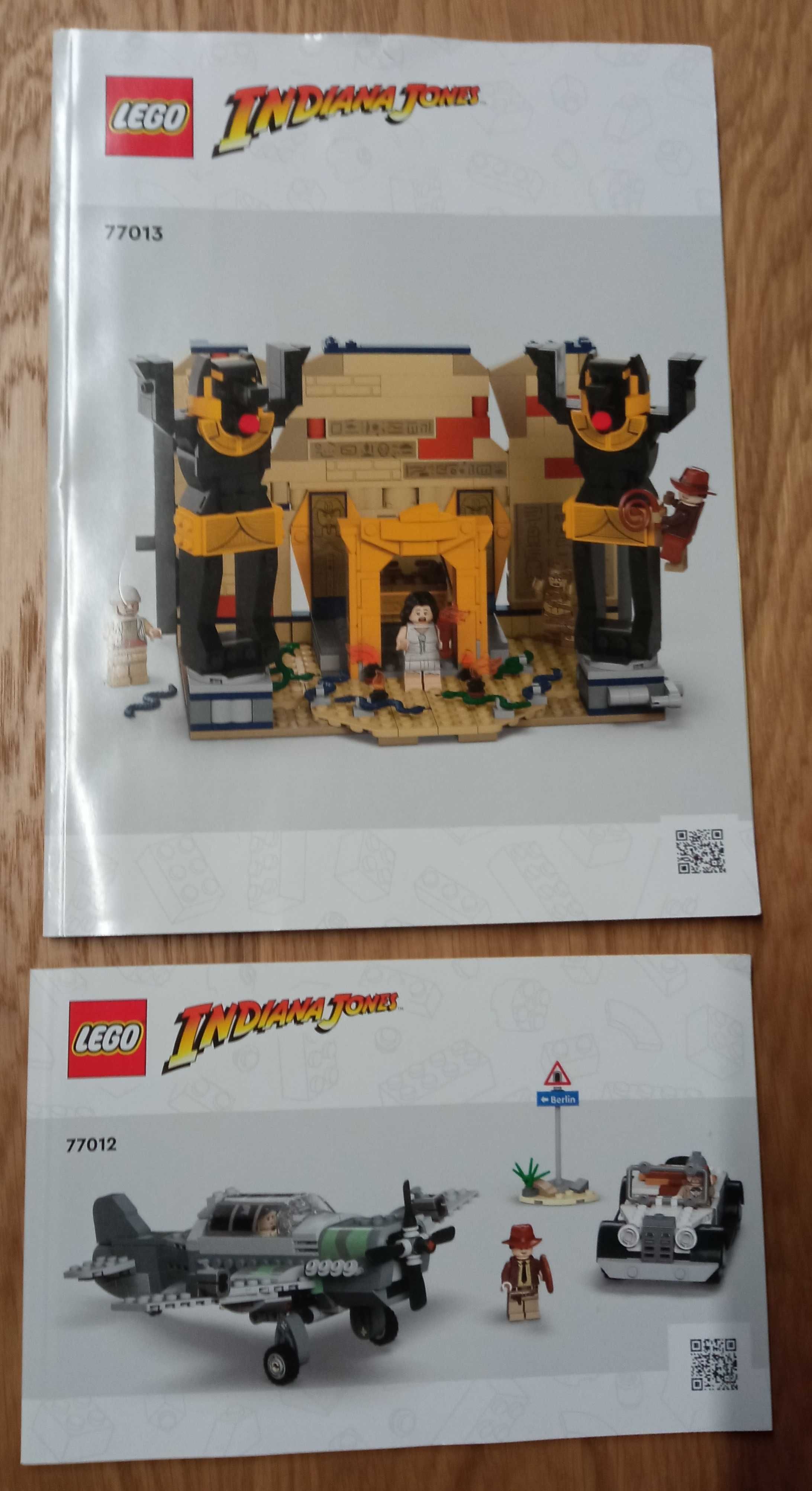 Instrukcje Lego Indiana Jones:  77013, 77012