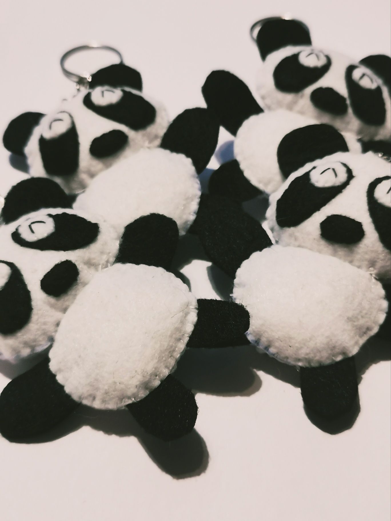 Zawieszka Panda biało czarna
