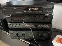 Zestaw sony , wzmacniacz , tuner radiowy , korektor equalizer , cd